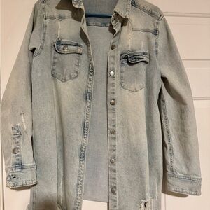 Love Tree Light Blue Denim Jacket